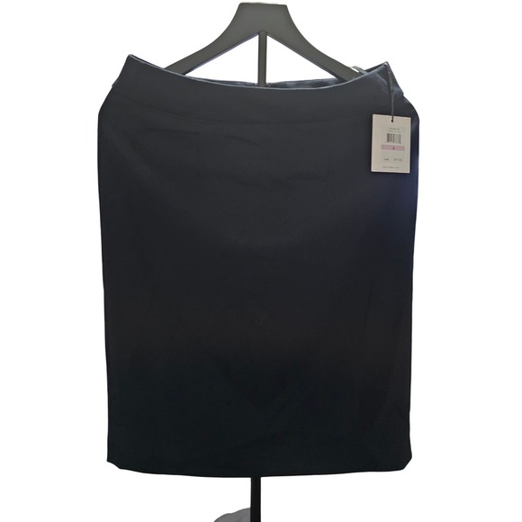 NWT Calvin Klein Black Pencil Skirt Women's Size 6 Career Office Classic - Picture 1 of 9